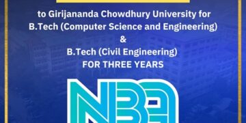 Girijananda Chowdhury University gets NBA accreditation for B.Tech CSE, Civil Engineering