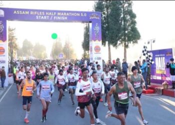Over 3,000 runners turn out for Assam Rifles Half Marathon in Shillong