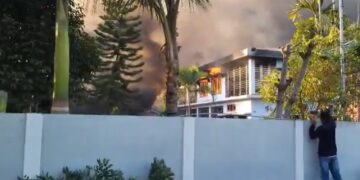 Violent protest in Assam’s Diphu: KAAC CEM’s residence set ablaze, four hurt