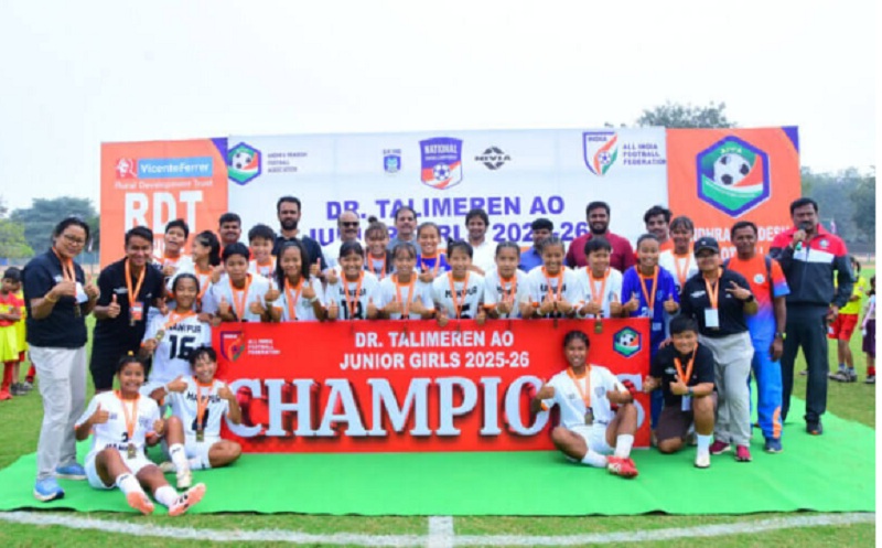 Manipur clinch Junior Girls’ National Football C’ship with dominant 9–0 win