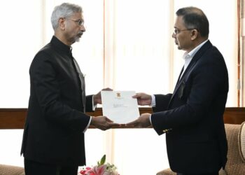 EAM S Jaishankar hands over PM Modi’s letter to BNP’s Acting Chairman Tarique Rahman