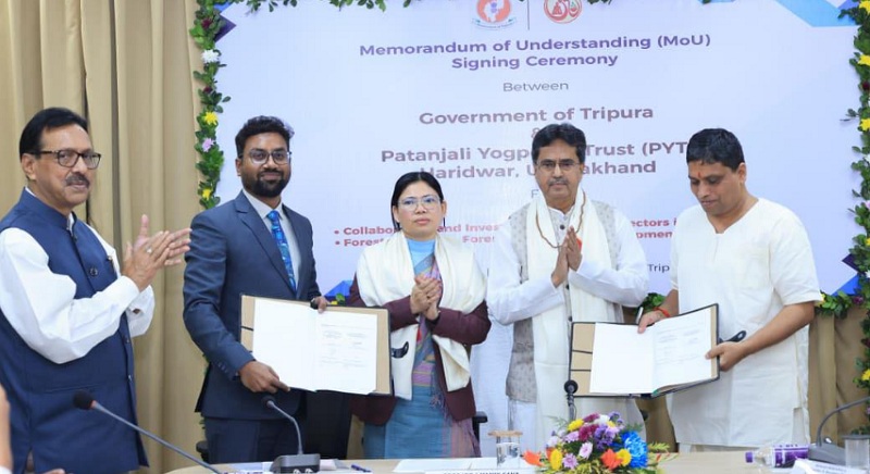 Tripura partners with Patanjali for sustainable agro-forest development