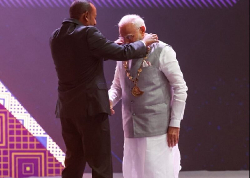 PM Modi conferred Ethiopia’s highest civilian honour in Addis Ababa