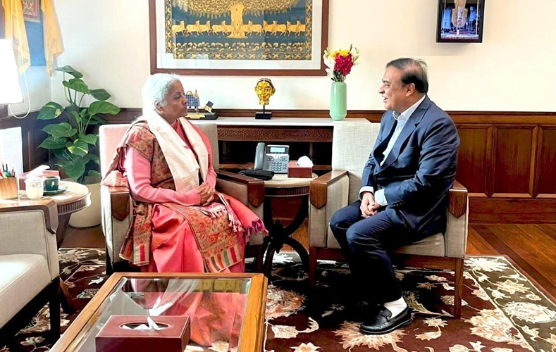 Assam CM meets FM Sitharaman to discuss development priorities