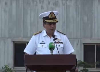 Pakistan Navy Commodore in Bangladesh