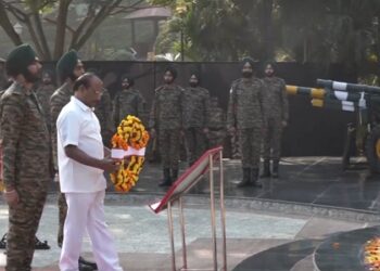 Tripura Governor pays tribute to 1971 war martyrs on Vijay Diwas