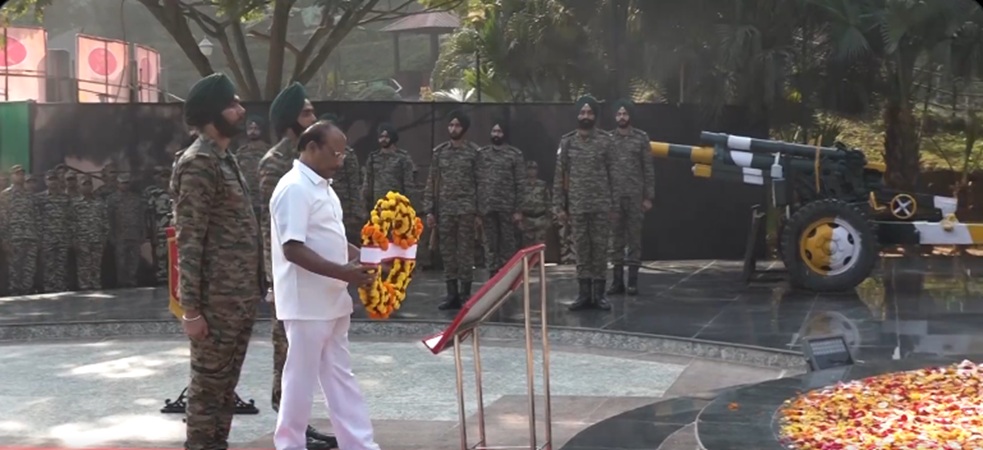 Tripura Governor pays tribute to 1971 war martyrs on Vijay Diwas