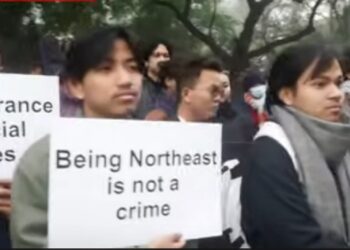 Northeast students protest in New Delhi over Tripura student’s killing