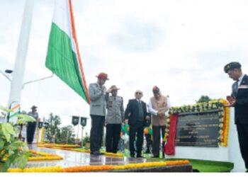 Mizoram governor VK Singh unfurls tallest national flag at Zokhawsang