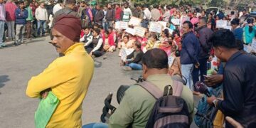 Assam: Locals block Kaliabor–Jakhalabandha road over NH-715 diversion plan