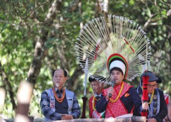 Nagaland: Union Minister Scindia attends stone-pulling ceremony, inaugurates projects worth over Rs 202 cr