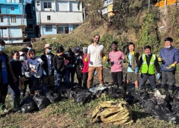 NGO-led drive removes 1,800 kg of waste from Yagamso River in Itanagar