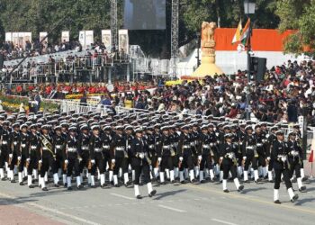 Indian Navy named best marching contingent at Republic Day Parade