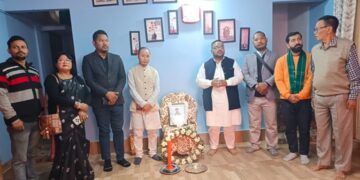 NE Youth Cong delegation visits Anjel Chakma’s home, assures support to family