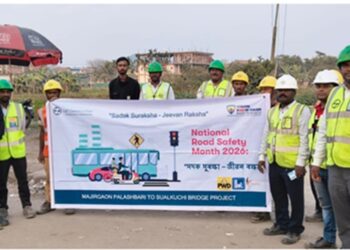 Assam: Road safety drive held along Majirgaon–Palashbari project corridor
