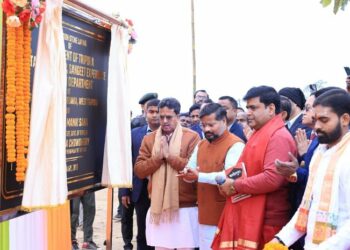 Tripura CM lays foundation for Heritage Village, Amusement Park in Jirania