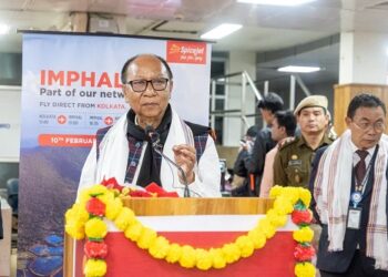 Manipur CM flags off SpiceJet’s new flights connecting Imphal with major cities