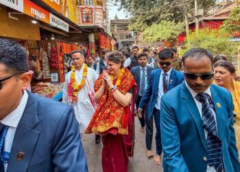Priyanka Gandhi arrives in Guwahati; begins Congress poll strategy meetings ahead of Assam polls