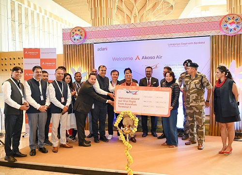 Akasa Air becomes first airline to operate from new terminal at Guwahati’s LGBI airport