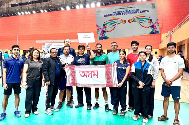 Assam Secretariat team shines at All India Civil Services Badminton Tournament in Goa