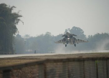 Assam: PM Modi witnesses IAF aerial show at newly inaugurated Emergency Landing Facility