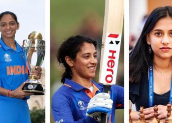 Harmanpreet Kaur, Smriti Mandhana and Divya Deshmukh