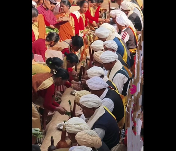 Meghalaya’s Leh Niam Pastieh ritual draws massive gathering in Raliang village