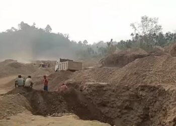 Illegal stone quarrying exposed along Malidor River in Meghalaya’s East Jaintia Hills