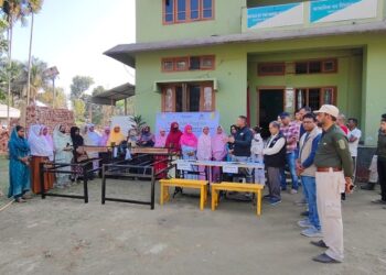 Aaranyak provides livelihood support equipment to women near Laokhowa-Burhachapori Wildlife Sanctuary