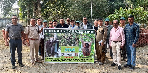Aaranyak conducts Hoolock Gibbon conservation training for forest staff in Arunachal’s Namsai