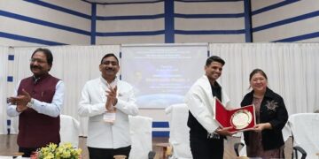 Group Capain Shubhanshu Shukla interacts with aspiring educators at NERIE Shillong