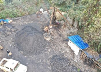 Nine labourers held, 55 MT coal seized in illegal mining raid in Meghalaya’s East Jaintia Hills