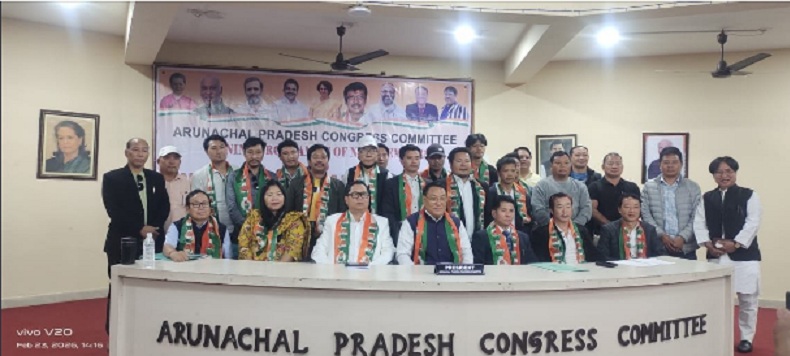 Arunachal Democratic Party Merges with Congress, APCC chief welcomes new members