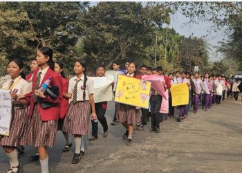District Legal Services Authority holds awareness rally against child marriage in Meghalaya