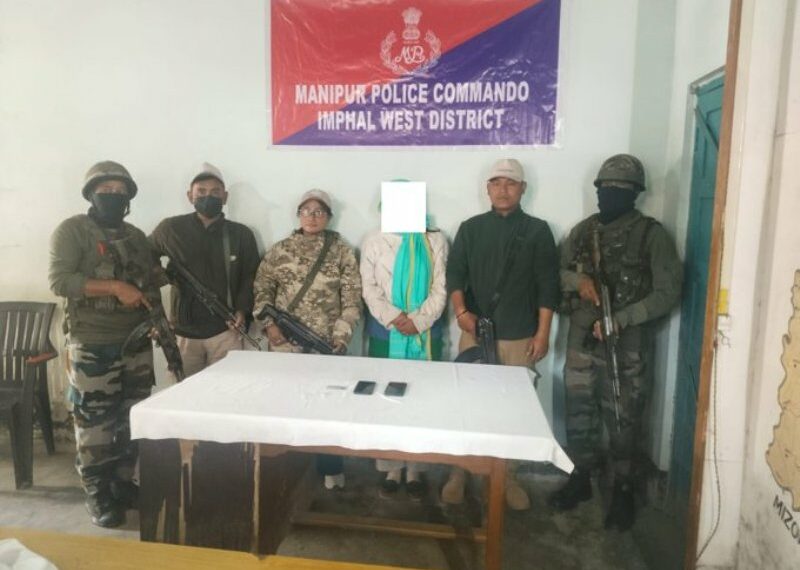 Two women militants held in Manipur for alleged extortion activities