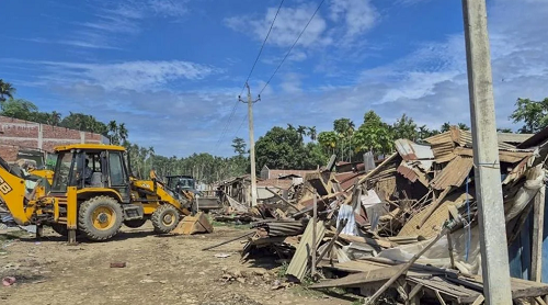 65 Families evicted as Assam govt clears VGR land encroachments in Biswanath
