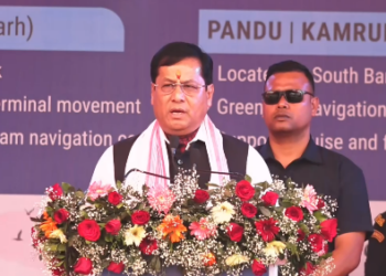 Sarbananda Sonowal lays foundation for India’s first riverine lighthouses on Brahmaputra