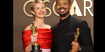 Michael B. Jordan, Jessie Buckley win best actor and actress at Oscars 2026