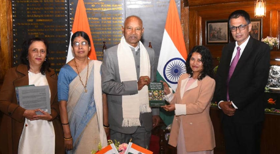 Meghalaya governor releases four books by NEHU faculty at Lok Bhavan