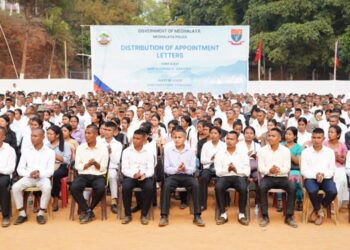 Nearly 3,000 police recruits get appointment letters at Meghalaya event