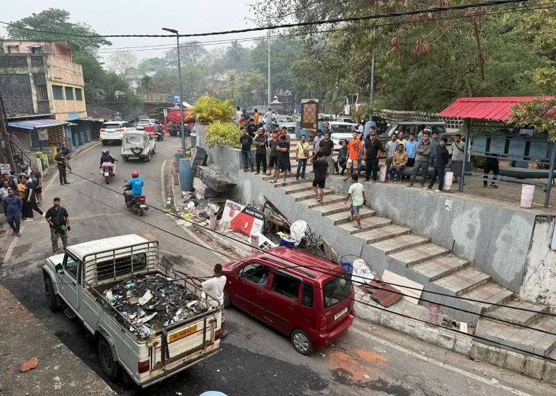 Meghalaya CM visits affected localities in Tura after recent violence; residents launch clean-up drive